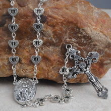 Metal beads rosary